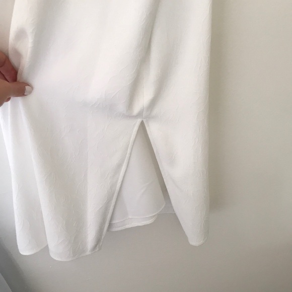 Theory white floral stretch dress size 4 - Picture 3 of 4